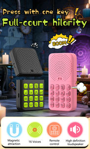 Machine à effets sonores sans fil T16, 16 boutons, générateur de sons de farces avec contrôle <span class=keywords><strong>RF</strong></span> 10m, jouet amusant pour enfants et adultes, idéal pour les fêtes - Product Image 4