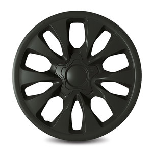 ENERFERO rubino nero coprimozzo ABS 16 "copriruota universale auto protezione decorativa per Audi e Land Cruiser finitura lucida - Product Image 1