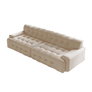 Sofá Reclinable de Tela de 2 Plazas de Estilo Moderno con Patas de Madera Maciza para Sala de Estar, Apartamento, Dormitorio u Oficina - Product Image 5