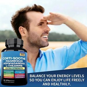 Capsule di Ashwagandha e <span class=keywords><strong>L</strong></span>-Teanina OEM 60 Capsule per Migliorare <span class=keywords><strong>l</strong></span>'<span class=keywords><strong>Attenzione</strong></span> e lo Stato Emotivo Capsule di Magnesio - Product Image 4