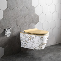Bol de toilette mural en céramique, 1 pièce, toilette carrée, hôtel, suspension européenne