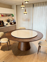 Nouvelle table à manger transformable télescopique en bois massif de style chinois, personnalisable pour 10 personnes, meubles de maison, utilisation en villa