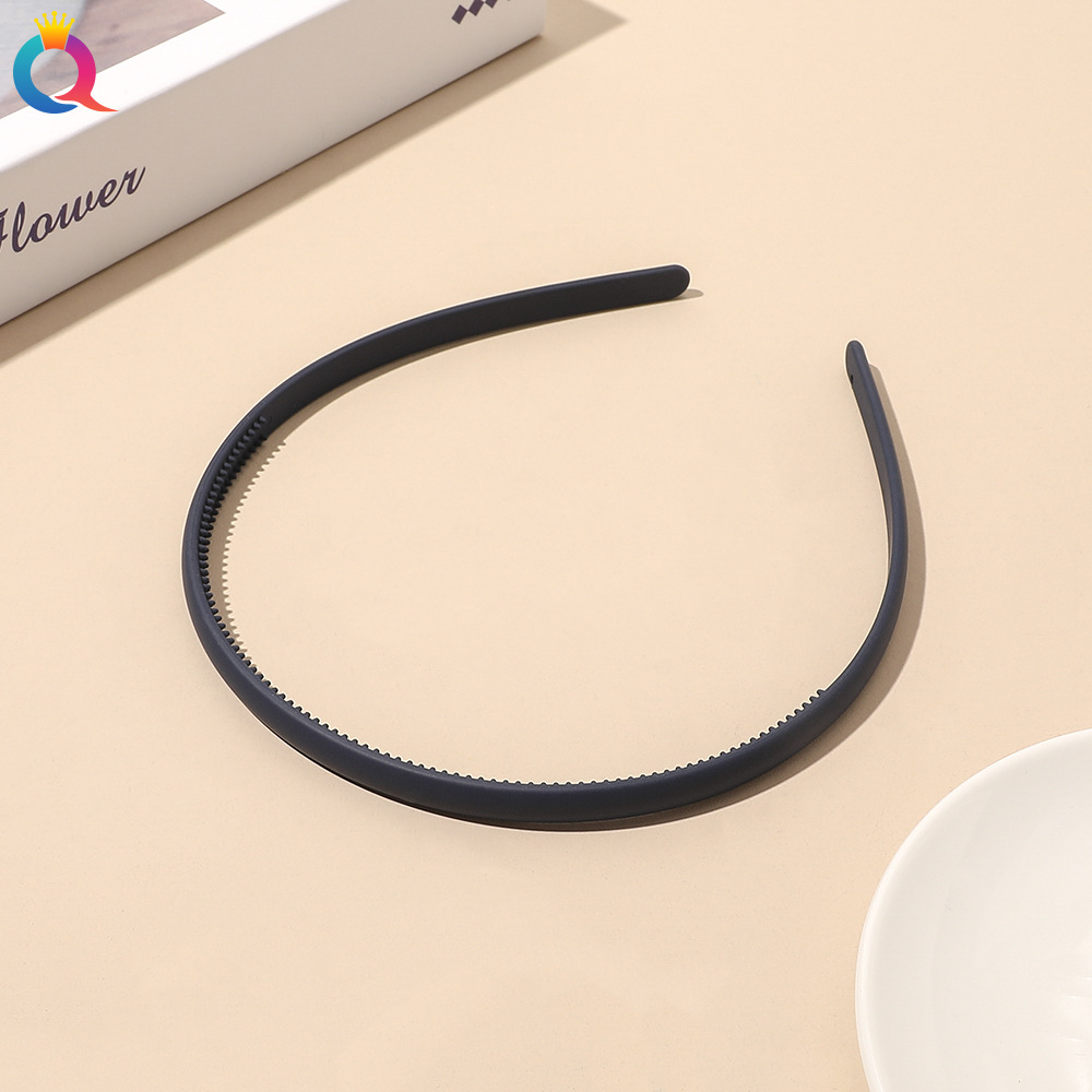 Morandi hair hoop-navy blue