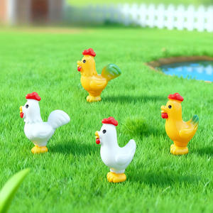 Adornos Colgantes Miniatura: Muñeco Creativo de <span class=keywords><strong>Pollito</strong></span> Divertido para Decoración de Jardinería y Paisajismo DIY - Product Image 4