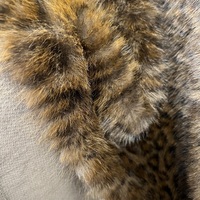 Tissus en fausse fourrure de vison à poils courts, imprimés motif léopard, pour costumes, jouets, artisanat, vêtements et textiles de maison - Vente en gros