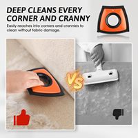 Outil d'épilation pour animaux de compagnie Épilateur pour chien pour voiture Canapé Meubles Tapis Vêtements Triangle Multi-Surface Mini Pet Hair Detailer