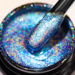 Esmalte de Uñas Semipermanente con Brillo <span class=keywords><strong>Azul</strong></span>, Gel UV para Arte de Uñas, Suministros para Uñas, Gel Magnético Láser Colorido Efecto Ojo de Gato - Product Image 4