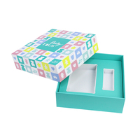 Caja de Embalaje de Cartón Blanco con Logotipo Personalizado en Relieve, Caja de Regalo Sorpresa de Dos Piezas con Materiales Reciclados, Tapa y Base Separadas