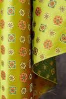 Tissu jacquard 100 % acrylique imitation brocart Song style chinois, résistant à l'abrasion, teint en fil, pour cheongsam rétro, gilet et robe Tang