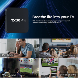 工場卸売 Allwinner H313Sチップ搭載 TX30 PRO 8KウルトラHDスマート<span class=keywords><strong>TV</strong></span>ボックス 1+8G デュアルWiFi BT Android <span class=keywords><strong>TV</strong></span>ボックス - Product Image 2