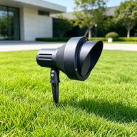 Haut-parleur d'extérieur à piquet pour jardin, étanche en ABS, 70/100V 40W, pour système audio paysager et patio
