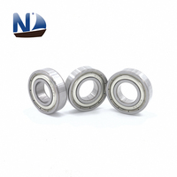 6002ZZ Bantalan Bola Alur Dalam Standar 15x32x9mm Presisi P6 Z3/Z4 Kecepatan Tinggi Pelindung Logam Ganda Mesin Lari Kontinu
