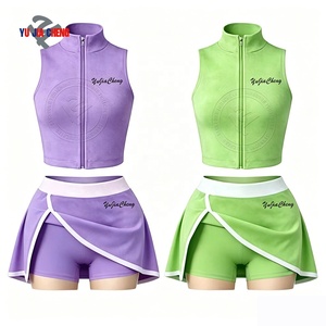 Set Coordinato Estivo da Donna, Abbigliamento Personalizzato a 2 Pezzi, Giacca Yoga, Abbigliamento Fitness, Shorts e Gonne per Boutique - Product Image 3