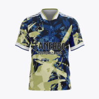 Pabrik Pemasok Pakaian Olahraga Berkualitas Tinggi OEM Kustom Jersey Sepak Bola Lengan Pendek Bernapas dengan Teknologi Heat-Transfer Set Kaos Sepak Bola