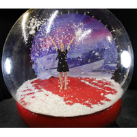 Grande maison à bulles gonflable transparente de Noël de taille humaine, décoration de fête en plein air, globe à neige géant