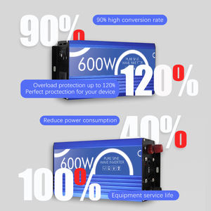 את הרשת סולארית טהור sine גל <span class=keywords><strong>inverter</strong></span> 300w 600w 1000w dc כדי ac 12v <span class=keywords><strong>24v</strong></span> <span class=keywords><strong>24v</strong></span> 48v ל 110 <span class=keywords><strong>220v</strong></span> הספק לממיר לרכב הביתה - Product Image 4