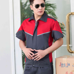 <span class=keywords><strong>Verano</strong></span> <span class=keywords><strong>de</strong></span> manga corta ropa <span class=keywords><strong>de</strong></span> trabajo taller trabajo fábrica hombres mujeres uniforme - Product Image 5