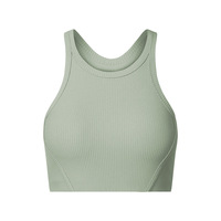 Sujetador Deportivo para Mujer, Acolchado, Cuello Alto, Acanalado, de Alta Sujeción, para Correr, Gimnasio, Entrenamiento, Marca Privada, Venta al Por Mayor