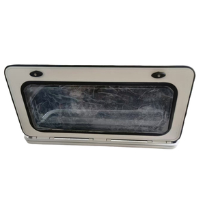 Puerta de escotilla de RV de fábrica con ventana de empuje Puertas de acceso de remolque personalizadas fuertes <span class=keywords><strong>para</strong></span> autocaravana <span class=keywords><strong>Camper</strong></span> Van - Product Image 1