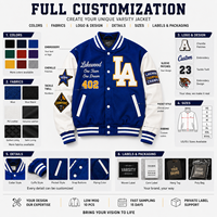 Blouson universitaire surdimensionné OEM coupe ample, personnalisé avec broderie lourde, manches en cuir, tendance, style Letterman, blouson de baseball, fabrication usine