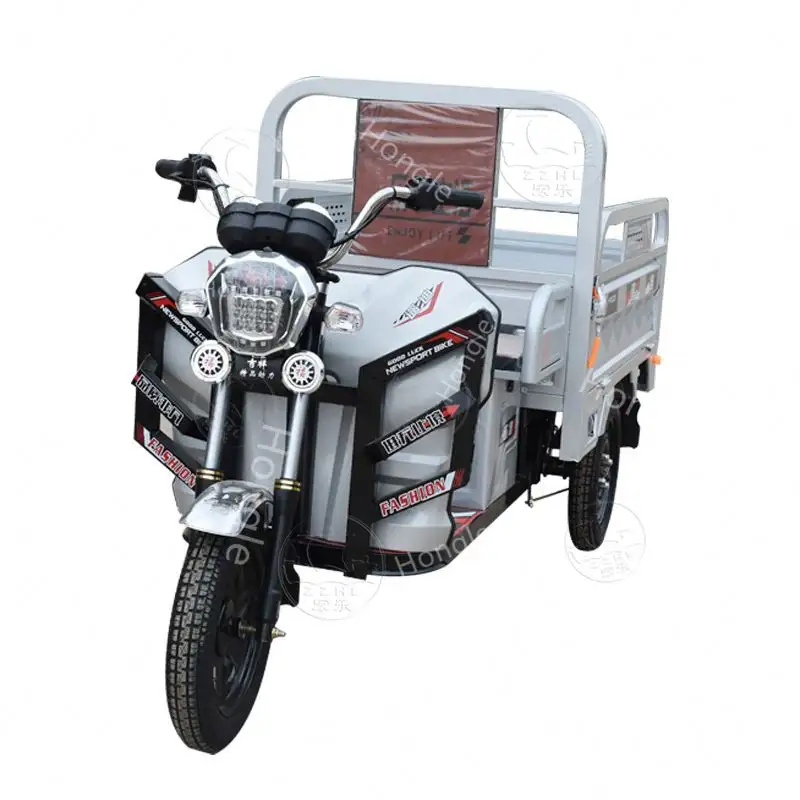 Nuevo diseño Triciclo de pasajeros Bicicleta de carga Motocicletas Entrega Motocicleta eléctrica usada
