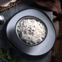 Ensemble de bols de service et de mélange empilables en grès céramique écologique, faits à la main, compatibles lave-vaisselle, pour pâtes, céréales et l'hôtellerie