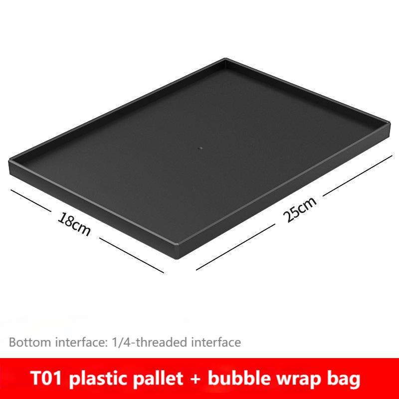 T01 palette en plastique [25*18cm] + sac à bulles