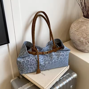 Bolso tote con estampado de leopardo 2026 para mujer, elegante bolso cruzado, bolso de hombro suave y moderno - Product Image 5