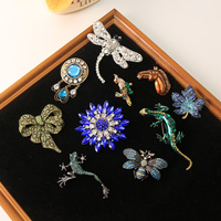 Broche vintage, broche nœud papillon libellule, broche émail animal mignon, idéale pour accessoires vestimentaires, chapeaux, bijoux tendance