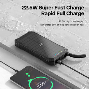 เครื่องชาร์จพลังงานแสงอาทิ<span class=keywords><strong>ต</strong></span>ย์20000มิลลิแอมป์<span class=keywords><strong>แบ</strong></span><span class=keywords><strong>ต</strong></span>เตอรี่โพลีเมอร์ที่ทนทานพร้อมไฟ<span class=keywords><strong>ต</strong></span>ั้งแคมป์คู่สำหรับโทรศัพท์มือถือออกใหม่ - Product Image 4