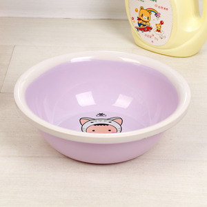 Cute Plastic Wash Basin Round For Adults Students Girls Foot <b>Bath</b> Gift Basin Pink <b>Light</b> Blue Green Violet - Product Image 2