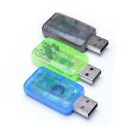 Carte son indépendant 3D USB 5.1 pour ordinateur, support pour lecteur multimédia, plug and play, sans clé USB, accessoires