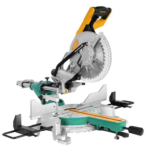Scie à onglet coulissante double biseau <span class=keywords><strong>LUXTER</strong></span>, nouvelle arrivée, avec laser, moteur 1,8 kW et garantie de 2 ans - Product Image 1