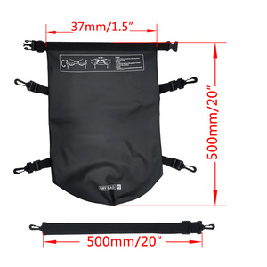 กระเป๋าเป้กันน้ำ PVC ขนาด 15 ลิตร สำหรับพายเรือคายัค ใช้งานกลางแจ้ง พร้อมสายสะพายที่ถอดออกได้ - Product Image 2