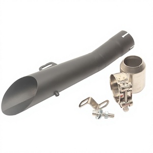 Tubo de Escape para Motocicleta Akrapovic, Universal, de Acero Inoxidable, 48 cm, Resistente a Altas Temperaturas, Estilo Urbano - Product Image 3
