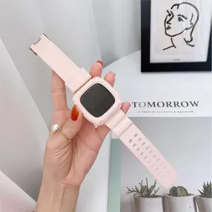 Thích hợp cho thể thao tiên tiến bền và mềm Silicone Vòng đeo tay dây đeo cổ tay thay thế với Apple xem 40 44mm