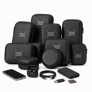 Vente en gros OEM ODM : Ensemble de sacs étanches en EVA, personnalisables avec logo de marque, cadeau d'entreprise, pochette portable pour disque dur, sac organisateur de câbles - Product Image 1