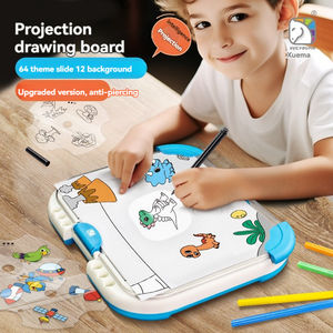 Proyector de dibujo para niños, almohadilla de trazado iluminada, juguetes para dibujar, tablero de pintura, caja, juguete para juego de simulación - Product Image 4