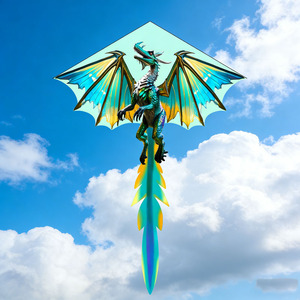 <span class=keywords><strong>Cerf</strong></span>-<span class=keywords><strong>volant</strong></span> personnalisé <span class=keywords><strong>Dragon</strong></span> <span class=keywords><strong>Chinois</strong></span>, ventilé, à longue ligne, idéal pour le vol dans les parcs, sur les plages et pour les enfants. - Product Image 2