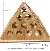 2024 Youlike usine directe Durable personnalisé bambou en bois café Capsule support de stockage pour la cuisine économiser de l'espace