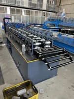 Machine de formage à froid pour profilés de plafond double rangée LINRAN OEM&ODM, machine de découpe continue à double tête pour ossature légère, machine de formage de rouleaux de cloisons sèches