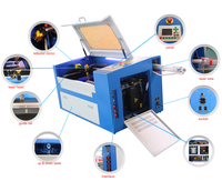 Mini machine de découpe laser Co2 K40 3020 4040 3050 4060 machine de gravure laser CNC