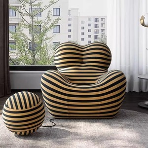 Sofá Reclinable <span class=keywords><strong>de</strong></span> Alta Gama, Diseño Moderno, Sillón Individual, Cubierta <span class=keywords><strong>de</strong></span> Terciopelo Ice-Point para Recostarse y Dormir, para Hoteles y Apartamentos - Product Image 4