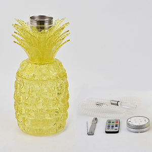 ชุดมินิน้ำอนากระกู่แบบพกพาตะวันออกกลางอารเบียชิชาผลไม้แฟนซีท่อหนึ่งอะคริลิคสับปะรดมอระกู่ - Product Image 5