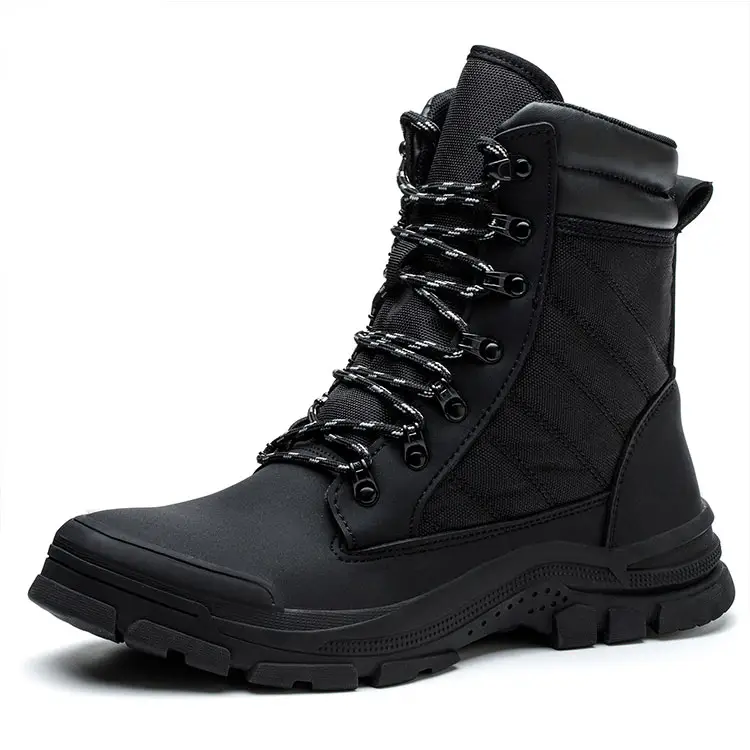 SEAMRAY FZ-178 Labor Insurance Industrial Casual Woodland Men Leather Steel Toe Shoes Work Boot Mens Safety Boots