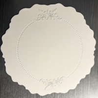 Set de table rond en silicone de haute qualité sans BPA avec logo personnalisé, nouveau design pour table à manger avec motif imprimé alimentaire