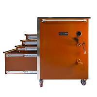 Chariot à outils roulant en acier inoxydable de 72 pouces, personnalisable, avec revêtement en poudre, support OEM, garantie de 3 ans, utilisation en atelier