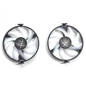 Nuevo ventilador LED GPU <span class=keywords><strong>470</strong></span> 480 RX570 580 XFX <span class=keywords><strong>AMD</strong></span> <span class=keywords><strong>Radeon</strong></span> <span class=keywords><strong>RX</strong></span> 4G 8G Black Wolf tarjeta gráfica ventilador de refrigeración - Product Image 4