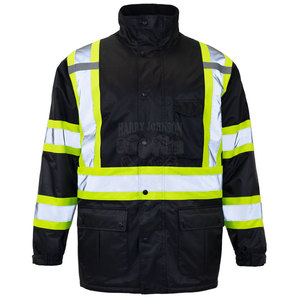 High Visibility <b>Work</b> Wear Waterproof Reflective Safety <b>Jacket</b> For Sale Pakistan Made Breathable And Lightweight Safety <b>Jacket</b> - Product Image 2