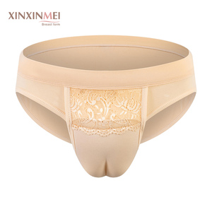 OEM/ODM XINXINMEI Stock Wholesale Fashion Hot Women Floral Lace Thongs Vagina <strong>Panty</strong> Sexy <strong>Open</strong> Front <strong>Panty</strong> Manufacturer - Product Image 1